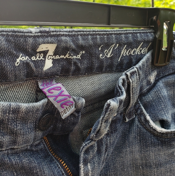 7 for all Mankind 'A' Pocket The Lexie jeans size 26 petite - Picture 4 of 6